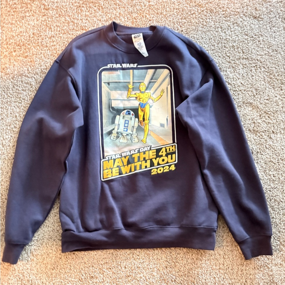 Disney Star Wars May the 4th Graphic Crewneck Sweater